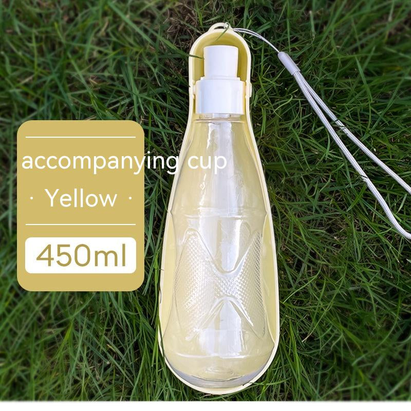 Portable Outdoor Pet Water Bottle - 550ml Capacity for Medium to Large Dogs