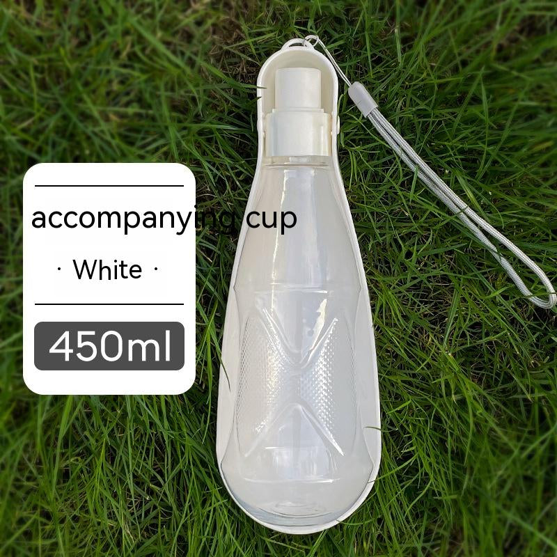 Portable Outdoor Pet Water Bottle - 550ml Capacity for Medium to Large Dogs