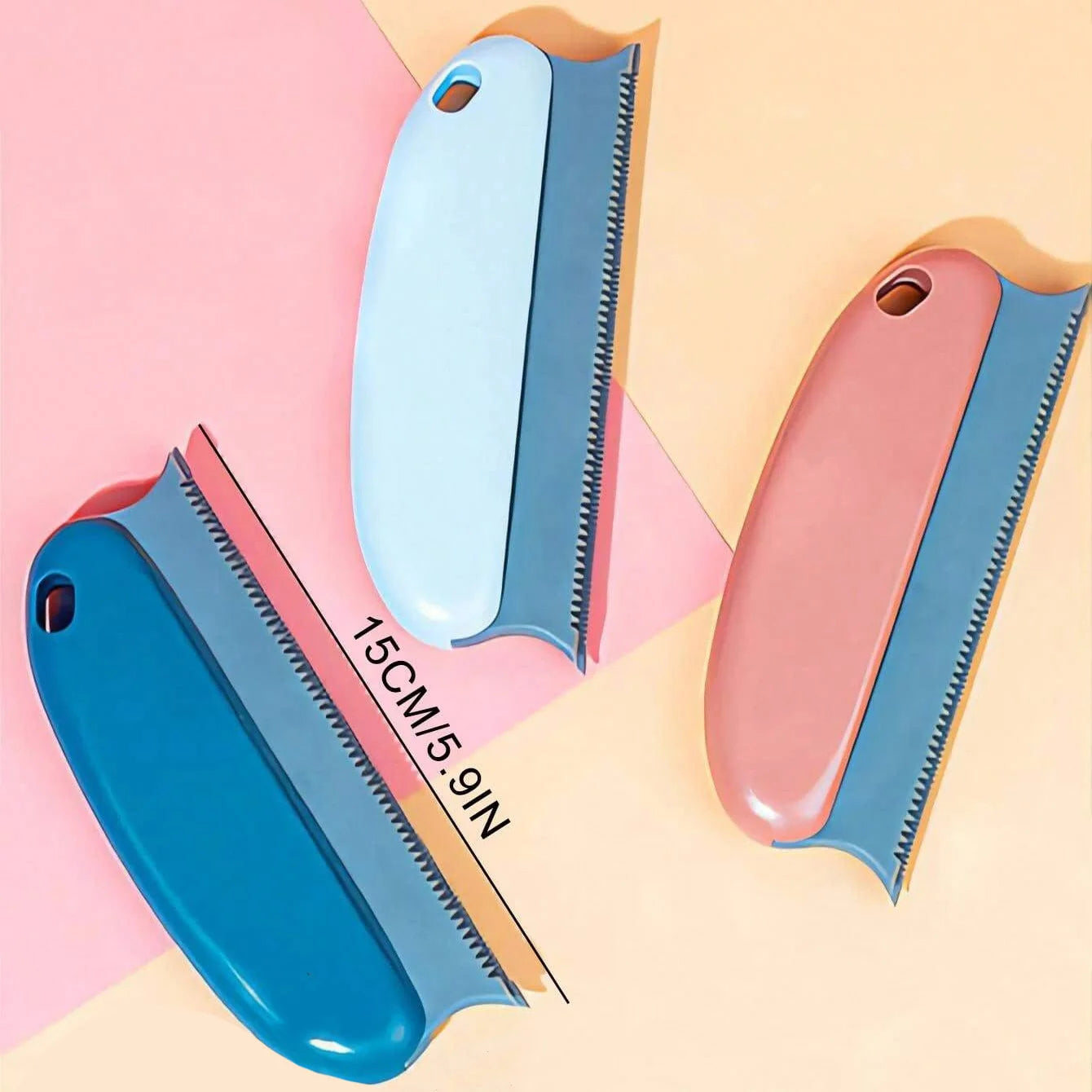 Professional Pet Hair Removal Brush for Cats and Dogs - Gentle Wool Shedding and Fur Cleaning for a Pristine Home