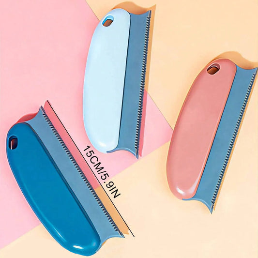 Professional Pet Hair Removal Brush for Cats and Dogs - Gentle Wool Shedding and Fur Cleaning for a Pristine Home