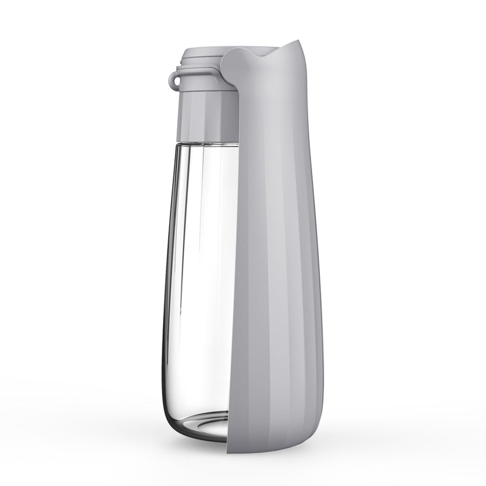 Portable Outdoor Pet Water Bottle - 550ml Capacity for Medium to Large Dogs
