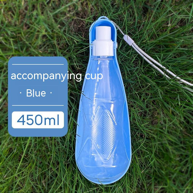 Portable Outdoor Pet Water Bottle - 550ml Capacity for Medium to Large Dogs