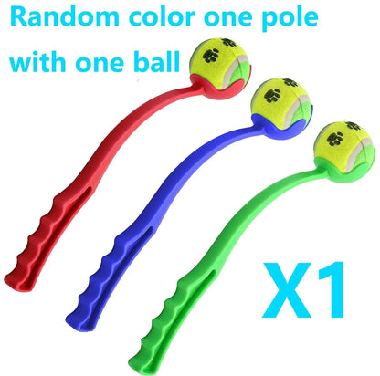 Professional Pet Throwing Stick and Tennis Ball Launcher for Outdoor Dog Training and Activities